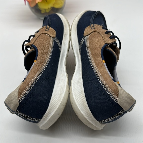 Skechers Navy Tan Goga Mat Deck Shoes Size 7 SKT6880D - Picture 4 of 7